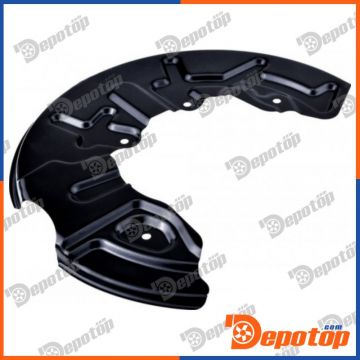 Déflecteur, disque de frein avant gauche pour AUDI | HTO-AU-010, 6508030028375K